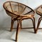 Italian Bamboo Hoop Chairs, Set of 2, Image 5