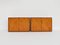 Patinated Leather Sideboards from 1975, Italy, 1975, Set of 3, Image 1