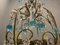 Crystal Beaded Light Blue Murano Glass Drop Chandelier, 1960s, Image 4