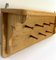 Mid-Century Oak Scandinavian Coat Rack with Turned Wood Hooks, 1960s, Image 3