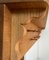 Mid-Century Oak Scandinavian Coat Rack with Turned Wood Hooks, 1960s 9