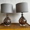 Swirl Glass Table Lamps, Set of 2 1