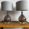 Swirl Glass Table Lamps, Set of 2 8