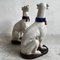 Große italienische Windhunde aus Keramik, 1950er, 2er Set 2