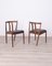 Dänische Stühle aus Teak & Leder, 1960er, 2er Set 1
