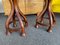 Italian Wood & Sheepskin Bar Stools, 1970s, Set of 2, Image 2