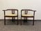 Mid-Century Walnut Pigreco Armchairs attributed to Tobia & Afra Scarpa, Set of 2 1