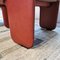 Dinette Stühle aus rotem Leder von Luigi Massoni für Poltrona Frau, 1970er, 2er Set 11