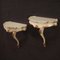 Venetian Lacquered and Silvered Nightstands, 1960s, Set of 2 11