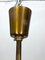 Modernist Brass and Smoked Glass Ceiling Light by Gino Paroldo, Italy, 1960s, Image 3