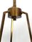 Modernist Brass and Smoked Glass Ceiling Light by Gino Paroldo, Italy, 1960s 10