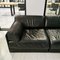 Model D76 Modular Daybed Sofa in Black Leather from de Sede, 1970s, Set of 3 2