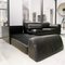 Model D76 Modular Daybed Sofa in Black Leather from de Sede, 1970s, Set of 3 5