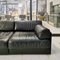 Model D76 Modular Daybed Sofa in Black Leather from de Sede, 1970s, Set of 3 4