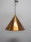 Scandinavian Suspension Copper Ceiling Lamp by Hans-Agne Jakobsson from Hans-Agne Jakobsson Ab Markaryd, 1950s, Image 1