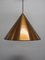 Scandinavian Suspension Copper Ceiling Lamp by Hans-Agne Jakobsson from Hans-Agne Jakobsson Ab Markaryd, 1950s, Image 7