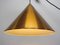Scandinavian Suspension Copper Ceiling Lamp by Hans-Agne Jakobsson from Hans-Agne Jakobsson Ab Markaryd, 1950s, Image 5