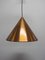 Scandinavian Suspension Copper Ceiling Lamp by Hans-Agne Jakobsson from Hans-Agne Jakobsson Ab Markaryd, 1950s 11