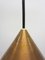 Scandinavian Suspension Copper Ceiling Lamp by Hans-Agne Jakobsson from Hans-Agne Jakobsson Ab Markaryd, 1950s, Image 6