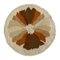 Round Brown Rug from Desso, 1970s 1