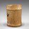 Jarrones chinos vintage de bambú tallado a mano, años 30. Juego de 2, Imagen 6
