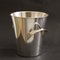 Vintage Metal Wine or Champagne Cooler by Wilhelm Wagenfeld for WMF, 1950s 4