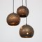 Copper Hanging Lamp from Peill & Putzler, Germany, 1960s, Image 4
