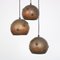 Copper Hanging Lamp from Peill & Putzler, Germany, 1960s, Image 11