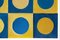 Natalia Roman, Blue Dots on Yellow, 2022, acrilico su carta da acquerello, Immagine 4