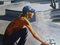 Karine Bartoli, Venice Beach Skate Park, 2022, Oil on Linen 2