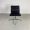 Eames Vitra for Herman Miller Black Leather Soft Pad Group Chair by Eero Saarinen, 1960s, Image 2