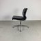 Eames Vitra for Herman Miller Black Leather Soft Pad Group Chair by Eero Saarinen, 1960s 3