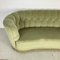 Vintage Danish Green Banana Sofa, 1930s 4