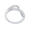 18 Karat White Gold and Diamonds Modern Ring 3