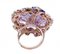 Bague en Or Rose et Argent, 1960s 3