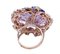 Rose Gold and Silver Ring, 1960s, Image 3