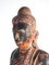 Buddha-Statue aus vergoldetem Holz, 1800er 3