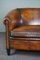 Vintage 2-Seater Sheepskin Sofa 4
