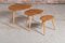 Mid-Century Pebble Elm and Beech Nesting Tables from Ercol, 1960s, Set of 3 3