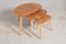 Mid-Century Pebble Elm and Beech Nesting Tables from Ercol, 1960s, Set of 3, Image 2