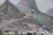 Julijs Vilumainis, paisaje con montañas, sur de Francia, óleo sobre cartón sobre lienzo, años 70, Imagen 3