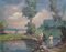 Voldemar Caune, Folk Story, 1950, óleo sobre lienzo, Imagen 1