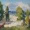 Edgars Vinters, Sunny Landscape, Oil on Cardboard, 1990 1