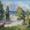Edgars Vinters, Sunny Landscape, Öl auf Karton, 1990 2