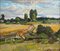 Alfejs Bromults, Countryside Landscape, Oil on Canvas, 1960s 1