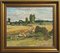 Alfejs Bromults, paesaggio di campagna, olio su tela, anni '60, Immagine 3