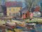 Janis Rudolfs Zuntaks, By the River, olio su cartone e tela, anni '70, Immagine 6
