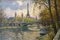 Gustave Madelain, Alexander III Bridge and the Seine, 1900s, Oil on Canvas, Imagen 1