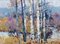 Edgars Vinters, Birches in Autumn, 1986, Huile sur Carton 1