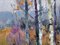 Edgars Vinters, Birches in Autumn, 1986, Oil on Cardboard, Image 3